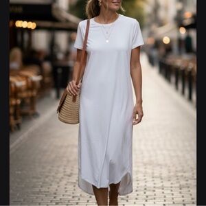 Frank & Eileen Classic White Maxi Dress
